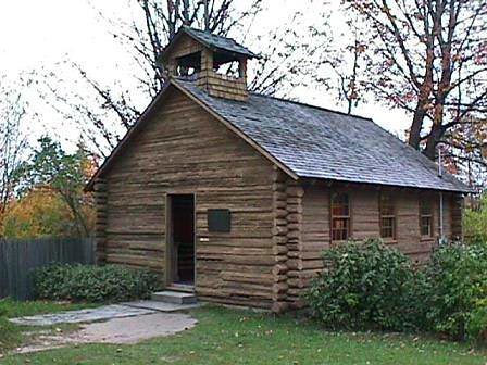 Small log cabin - Old Mission Church